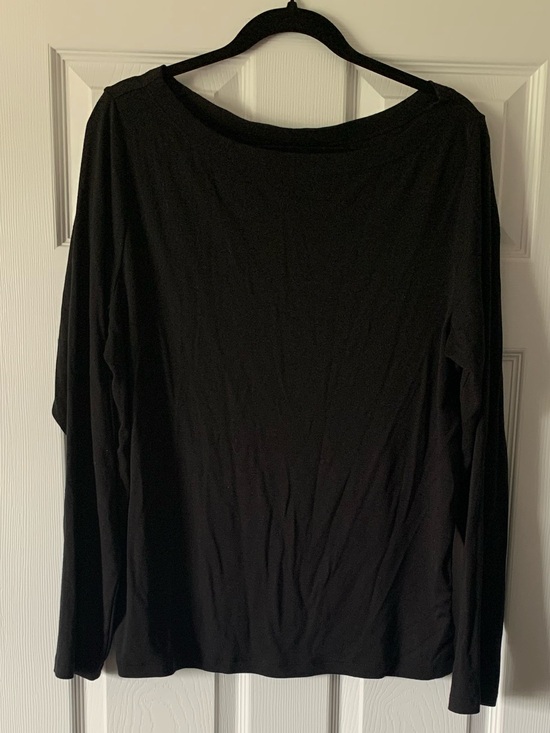 GAP Tops - GAP Black Long-Sleeve Boatneck Top
